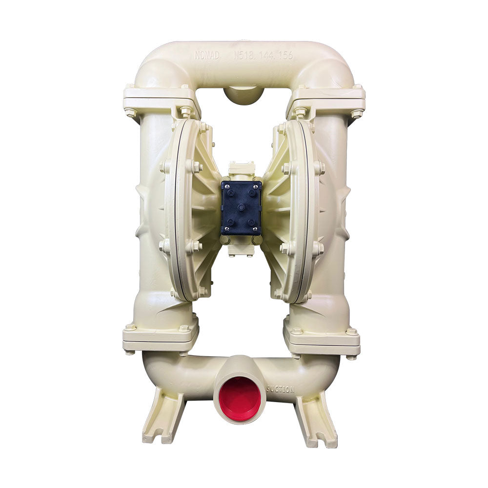 JDA Global NOMAD Quali-Flo N30 3" Metallic Rubber/TPE-Fitted Air-Operated Double Diaphragm Pump, Bolted - product photo