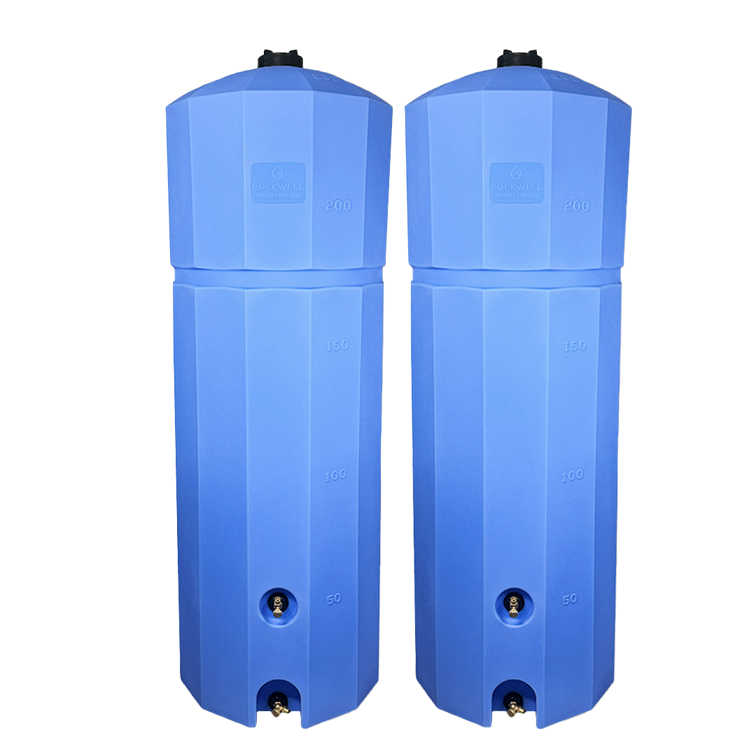 250 Gallon Rockwell Quake Tank - 2 pack Bundle