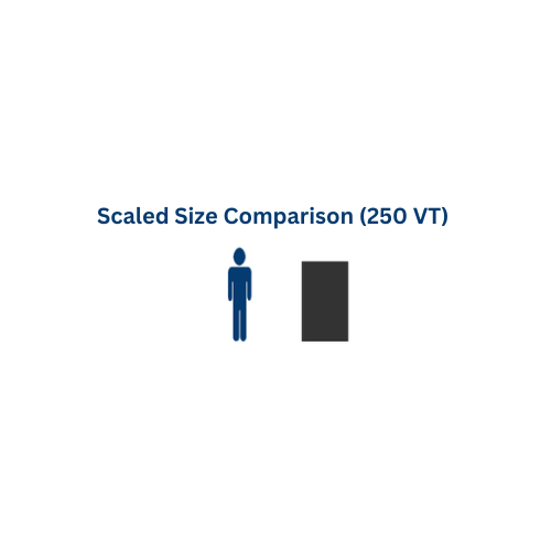 250 Gallon Custom Roto-Molding Vertical Tank (MPN: 250 VT FW)