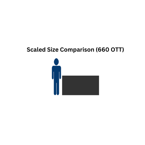 660 Gallon Custom Roto-Mold Plastic Open Top Tank (MPN 660 OTT)
