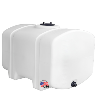 RomoTech 100 Gallon Square PCO Water Storage Tank with Legs – 82129269