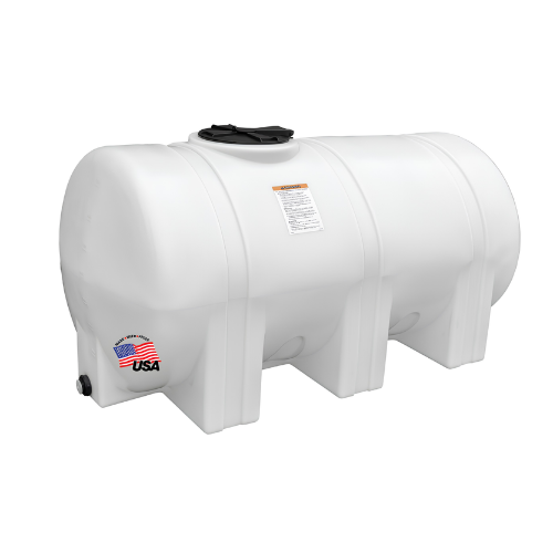 750 Gallon RomoTech White Horizontal Leg Tank (MPN: 82129509)