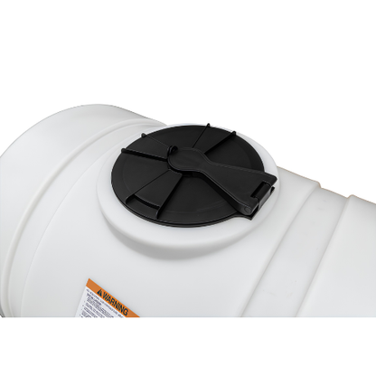 750 Gallon RomoTech White Horizontal Leg Tank (MPN: 82129509)