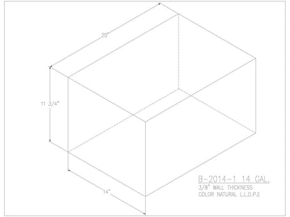 14 Gallon Water/Holding Tank - 2014-1 - JMS