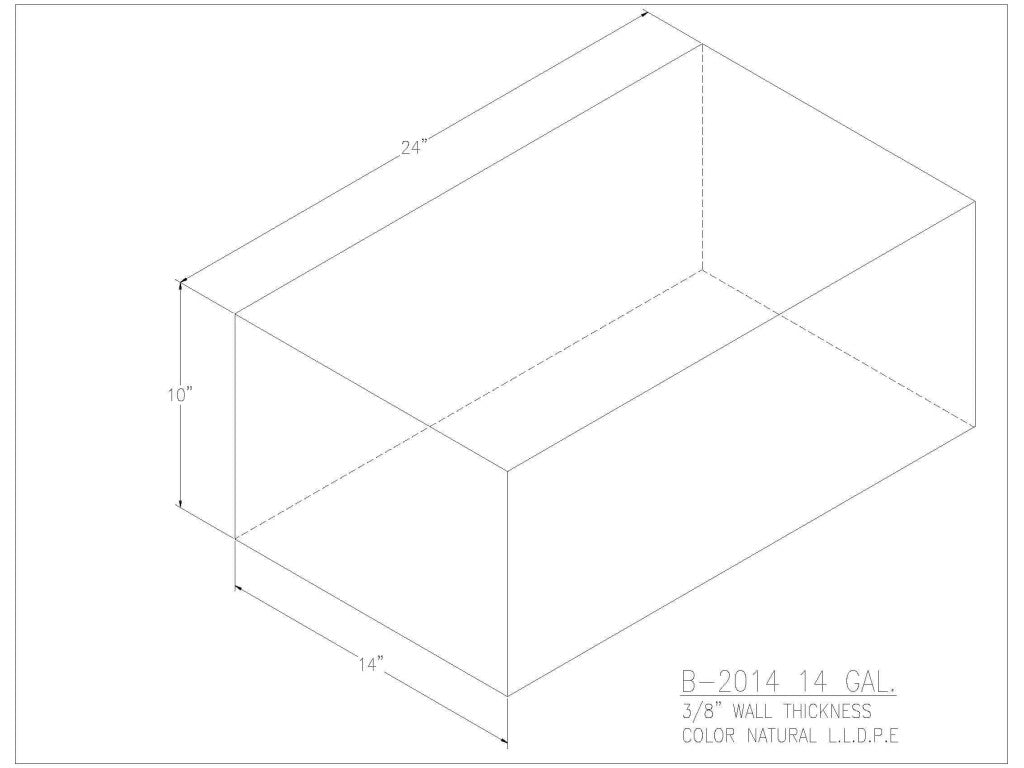 14 Gallon Water/Holding Tank - 2014 - JMS