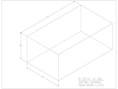 14 Gallon Water/Holding Tank - 2014 - JMS