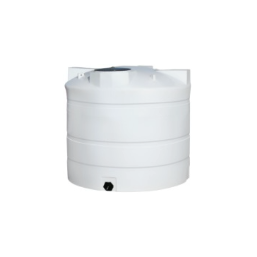 2000 Gallon Custom Roto-Mold Plastic Vertical Storage Tank (MPN 2000 VTXLPE)