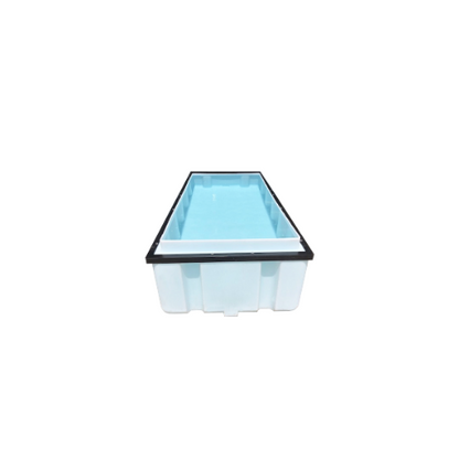 500 Gallon Custom Roto-Mold Plastic Rectangular Open Top Tank (MPN 500 ROTT)