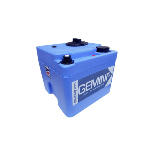 5 Gallon Peabody Engineering Gemini Square Dual Containment Tank 1.9 SG (MPN: 01-31924)