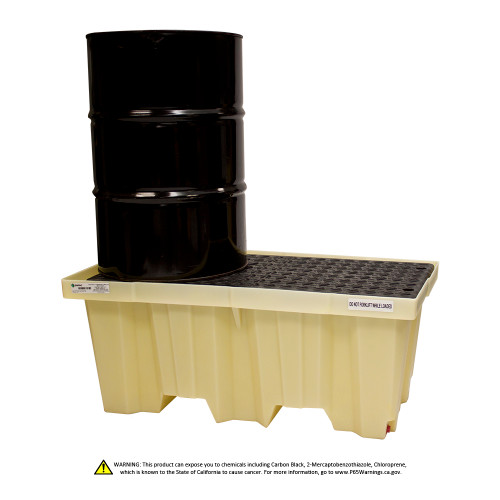 Enpac 2 Drum Nestable Poly Spill Pallet (MPN: 5222-YE)