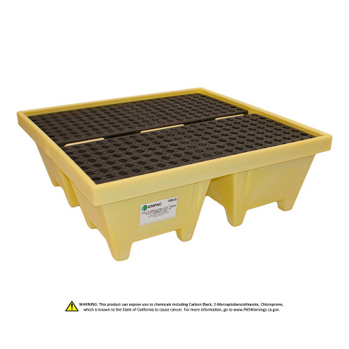Enpac 4 Drum Poly Spill Pallet XL (MPN: 5001-YE)