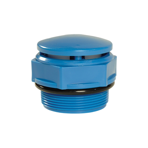 Rhino Tuff 1-Way Venting Breather Cap Blue (2″) Caps Filters (MPN: RTT-4032)