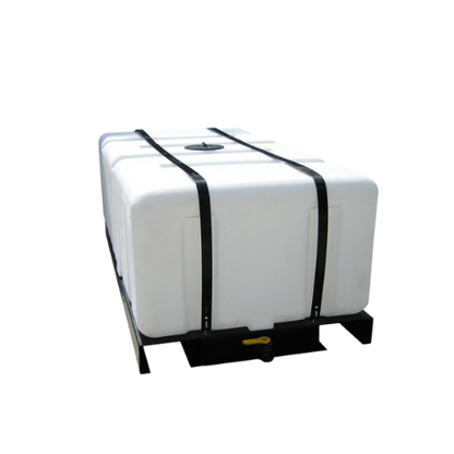 500 Gallon Custom Roto-Mold Plastic Rectangular Utility Tank W/ Skid Assembly (MPN 500 RTSA)