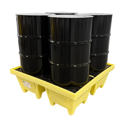 Enpac 4 Drum Poly Spill Pallet XL (MPN: 5001-YE)