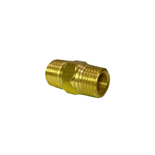 Rhino Tuff Nipple 1/4 x 1/4 Brass  (MPN: RTT-4056)