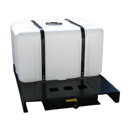 200 Gallon Custom Roto-Mold Plastic Rectangular Utility Tank W/ Extended Skid Assembly (MPN 200 RTESA)