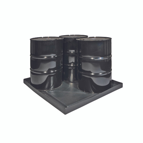Enpac 4 Drum Econo Spill Tray (MPN: 5004-BK)
