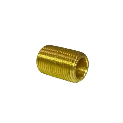 Rhino Tuff Brass Nipple 3/8 x 3/8  (MPN: RTT-4058)