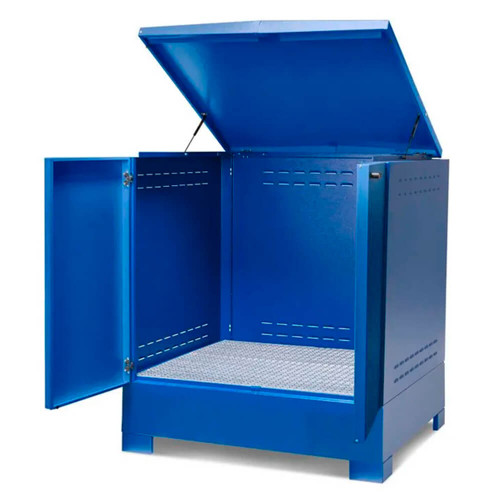 Enpac 4 Drum Hazmat Storage Locker (MPN: 9040-BU)