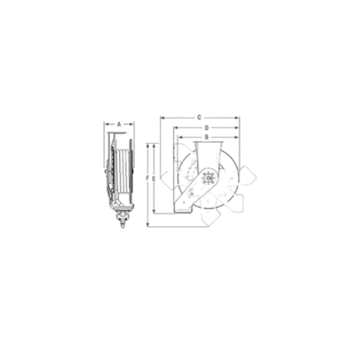 Rhino Tuff Hose Reel 1/2 x 50' GRACO (BLACK)  (MPN: RTT-4011)