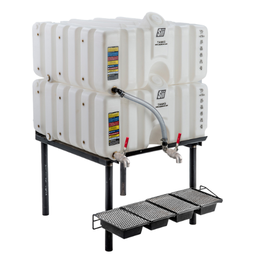 80/80 Gallon Fluidall Cubetainer Gravity Feed System Tank (MPN: SCT80-2)