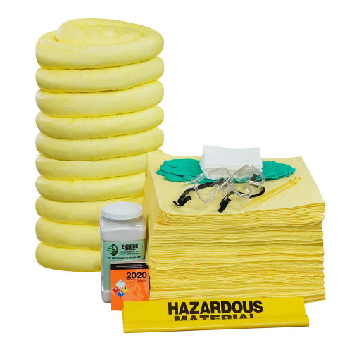 ENPAC 95-Gallon Wheeled Poly SpillPack Spill Kit, Refill, Aggressive (MPN: 1498-RF)