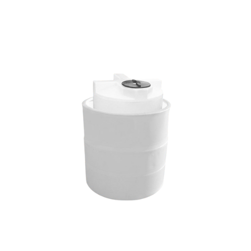 550 Gallon Custom Roto-Mold Plastic Vertical Tank w/ Lid And 700 OTT Containment (MPN 550 VTWC)