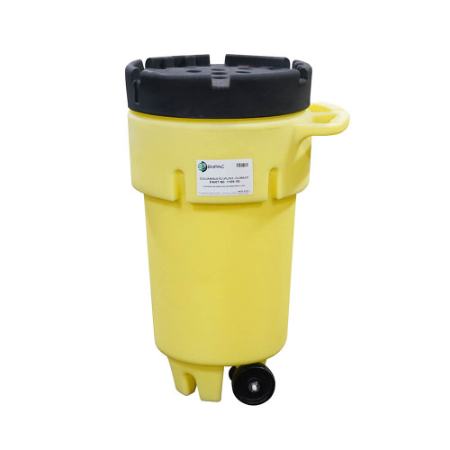 Enpac 50-Gallon Wheeled Poly Spill Pack Drum (MPN: 1159-YE)