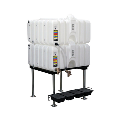 80/80 Gallon Rhino Tuff Tanks Gravity Feed System No Valve (RTT-6330-NV) - product photo
