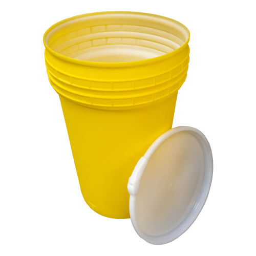 Enpac 55-Gallon Nestable Drum, Lab Pack with Plastic Lever-Lock (MPN: 1255-YE)