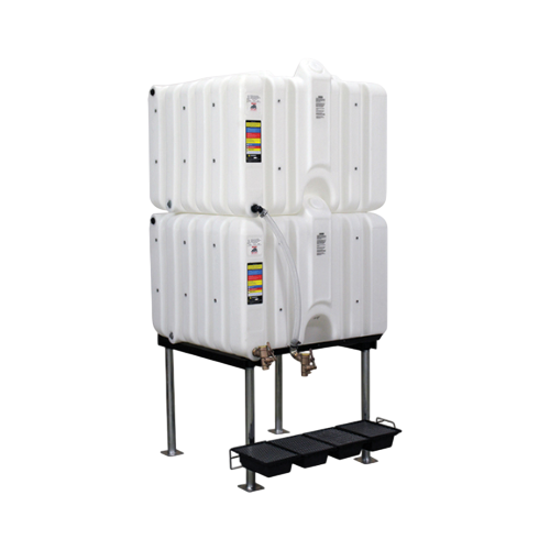 120/120 Gallon Rhino Tuff Tanks Gravity Feed System No Valve (MPN: RTT-6220-NV)