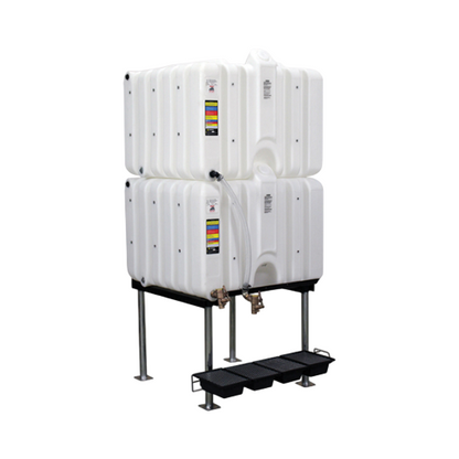 120/120 Gallon Rhino Tuff Tanks Gravity Feed System No Valve (RTT-6220-NV) - product photo