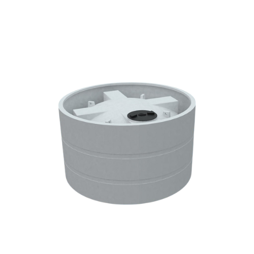 750 Gallon Custom Roto-Mold Plastic Vertical Tank w/ Lid And 1300 OTT Containment (MPN 750 VTSWC)