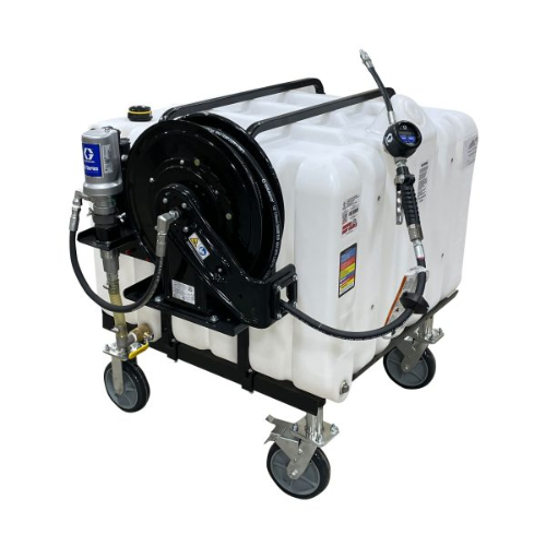Rhino Tuff 120 Gallon Mobile Cart, Side Mount (GRACO) Portable Dispensing System (MPN: RTT-7202)