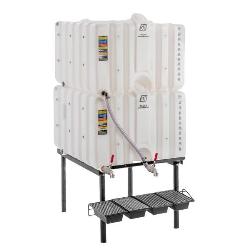 120/120 Gallon Fluidall Cubetainer Gravity Feed System Tank (MPN: SCT120-2)