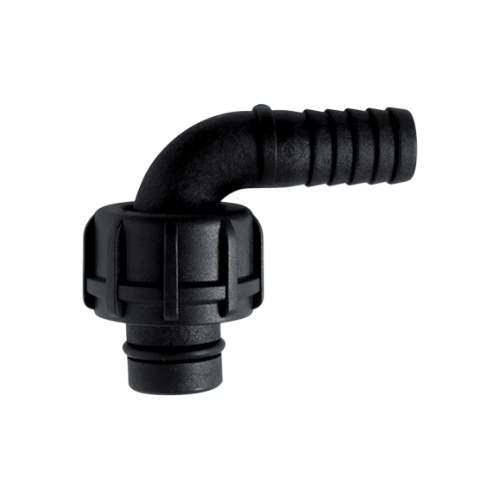 Poly Elbow 3/4″ Barb x 1″ BSP DEF Components And Accessories Rhino Tuff Tanks (MPN: RTT-7015)