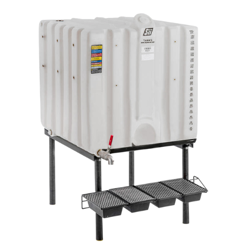 180  Gallon Fluidall Cubetainer Gravity Feed System Tank (MPN: SCT180-1)