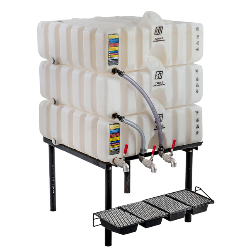 60/60/60 Gallon Fluidall Cubetainer Gravity Feed System Tank (MPN: SCT60-3)