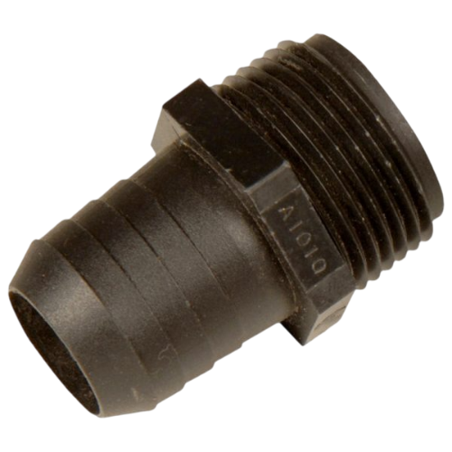 Rhino Tuff Polyethylene Union with Barbed End 1″  (MPN: RTT-4004)