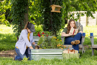 30 Gallon Behlen Country 40" x 34" x 12" Shallow Farmstead Triangle Stock Galvanized Tanks (MPN: 50140048)