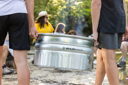 38 Gallon Behlen Country 24" x 24" x 12" Farmstead Utility Stock Galvanized Tanks (MPN: 50140038)