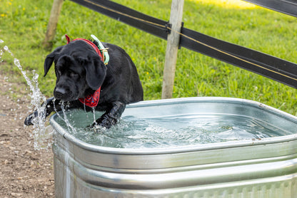 120 Gallon Behlen Country 34" x 34" x 24" Shallow Farmstead Square Stock Galvanized Tanks (MPN: 50140088)