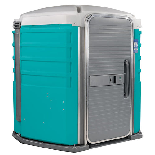PolyJohn We'll Care III Portable Restroom - Aqua colorway