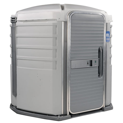 PolyJohn We'll Care III Portable Restroom - Light Grey colorway
