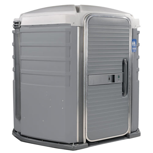 PolyJohn We'll Care III Portable Restroom - Pewter colorway