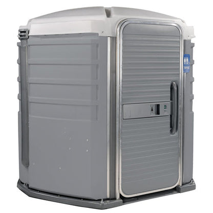 PolyJohn We'll Care III Portable Restroom - Pewter colorway