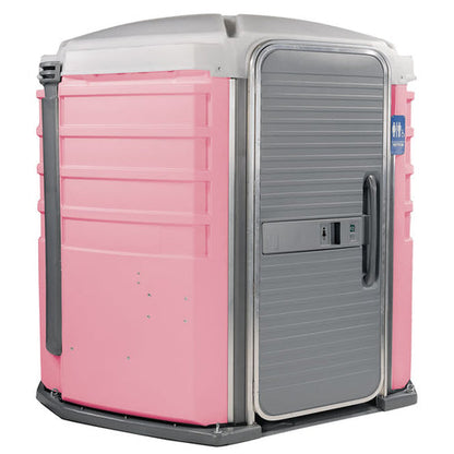 PolyJohn We'll Care III Portable Restroom - Pink colorway
