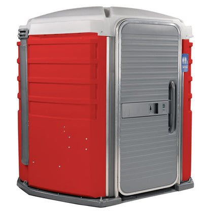 PolyJohn We'll Care III Portable Restroom - Red colorway