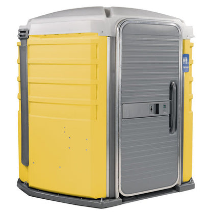 PolyJohn We'll Care III Portable Restroom - Yellow colorway