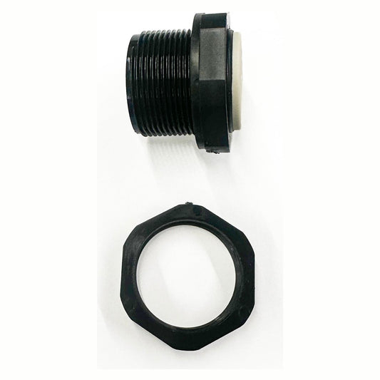 Behlen Country Rigid Poly Bulkhead Fitting & Plug Assembly (50300105) - product photo